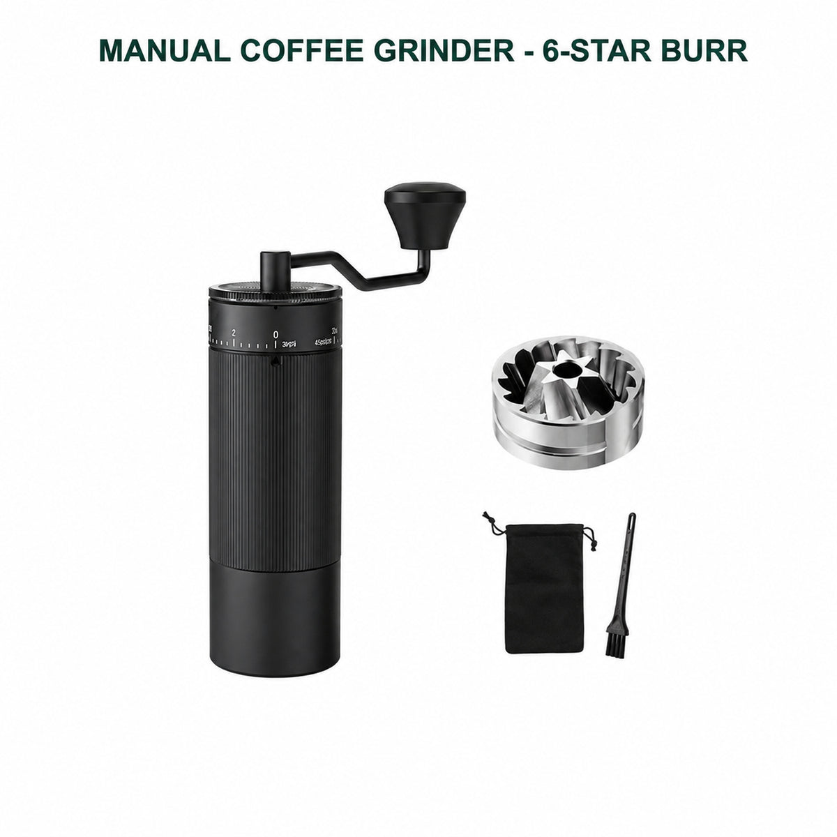 CLITON KMDJ-LSP-6-L Manual Coffee Grinder