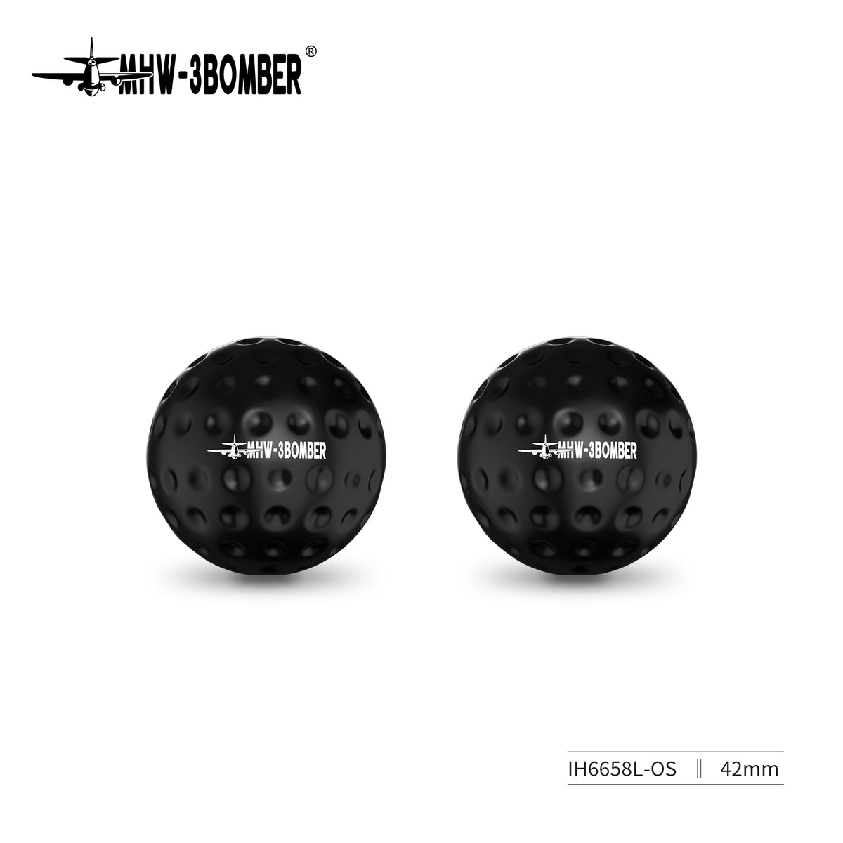 MHW-3BOMBER IH6658L pour-over chilling-ball variant, 42 mm; two-piece configuration