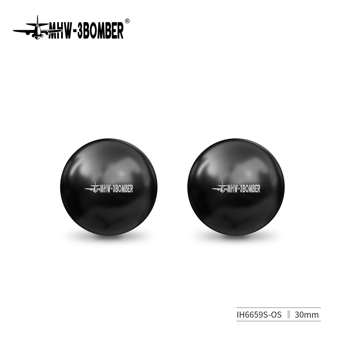 MHW-3BOMBER IH6659S espresso chilling-ball variant, 30 mm; two-piece configuration
