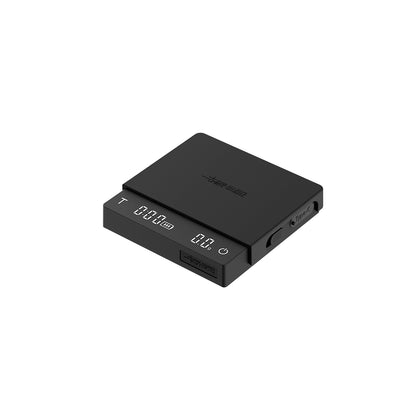 MHW-3BOMBER Cube Coffee Scale 3.0 Micro in black, isolated product view (SKU ES5788B).