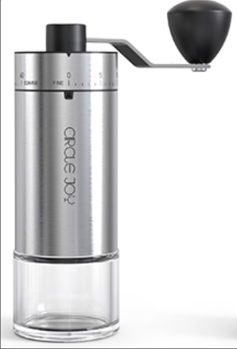 Circle Joy CJ-SMDJ03 manual grinder, stainless-steel finish