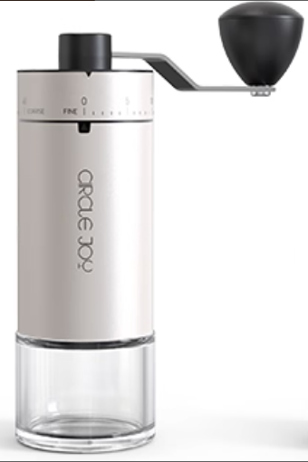 Circle Joy CJ-SMDJ03 manual grinder, white finish