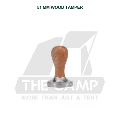CLITON CL-YFC01 51 mm wooden-handle espresso tamper