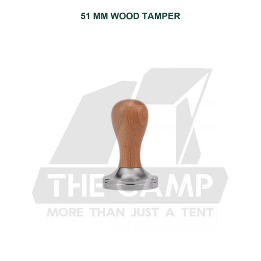 CLITON CL-YFC01 51 mm wooden-handle espresso tamper