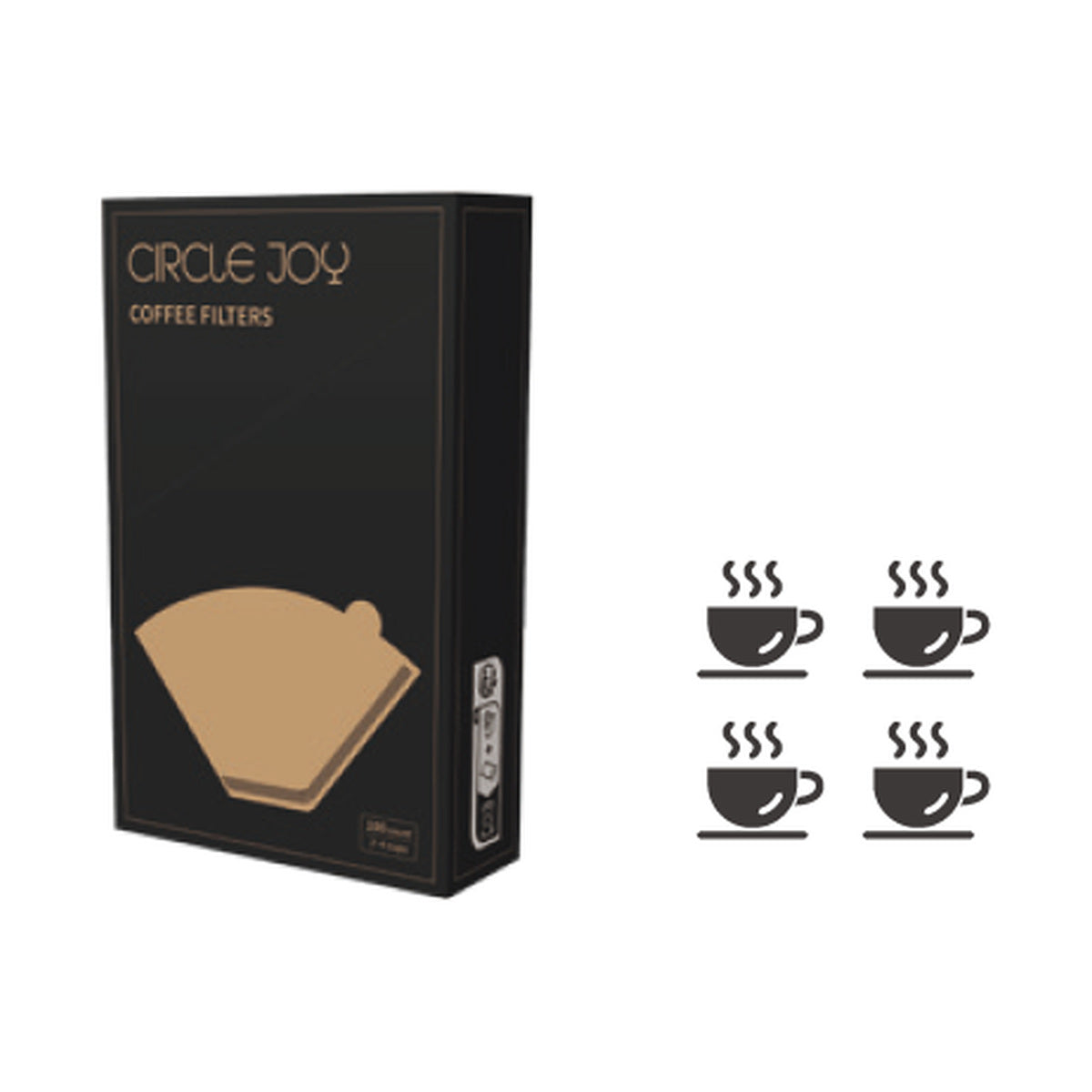 Circle Joy CJ-CF16 U102 fan-shaped filter retail box — supplier catalogue reference