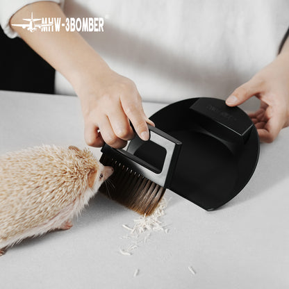 B5188B coffee bar brush shown in use with its holder