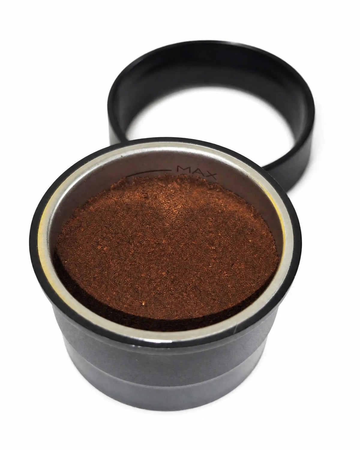 CERA+ 15g Metal Coffee Basket with coffee grounds