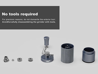 CERA+ CG01 grinder components