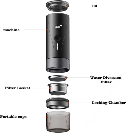 CERA+ PCM04A exploded product view