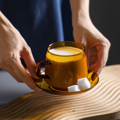 Circle Joy CJ-CF01 cup and saucer held together at a table; drink and props not included