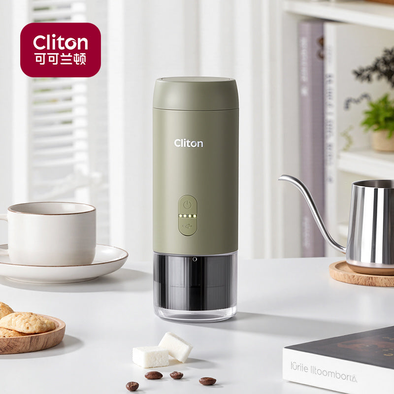 CLITON KFJ-2S-S1201C1 portable espresso maker, Green