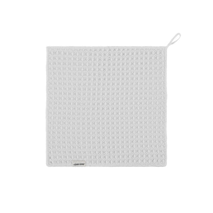 MHW-3BOMBER waffle barista towel, beige-white square variant.
