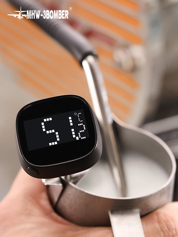 Close-up of the CT5602 digital temperature display and probe
