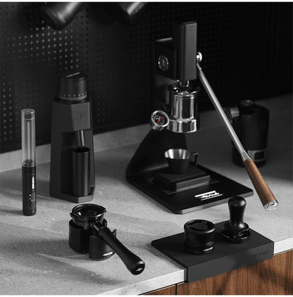 CT6164 tamping base shown in an espresso station; other accessories not included.