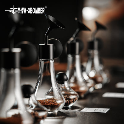 G6524 display jar shown with the separately sold MHW-3BOMBER aroma bottle