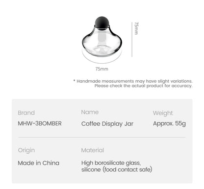 Supplier product information image for MHW-3BOMBER Coffee Display Jar