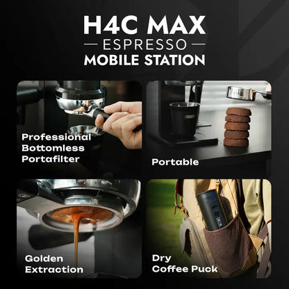 HiBREW H4C Max portable mobile espresso station overview