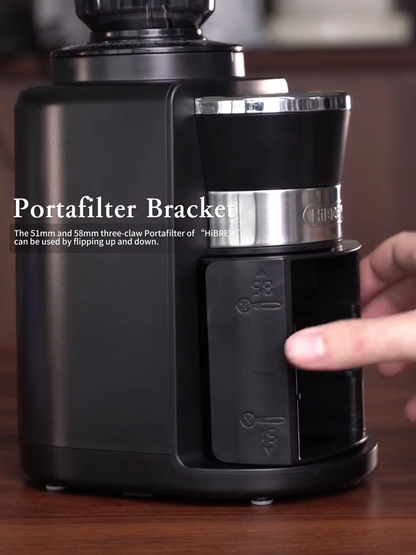 HiBREW G3A Black — fitting the grounds-cup support