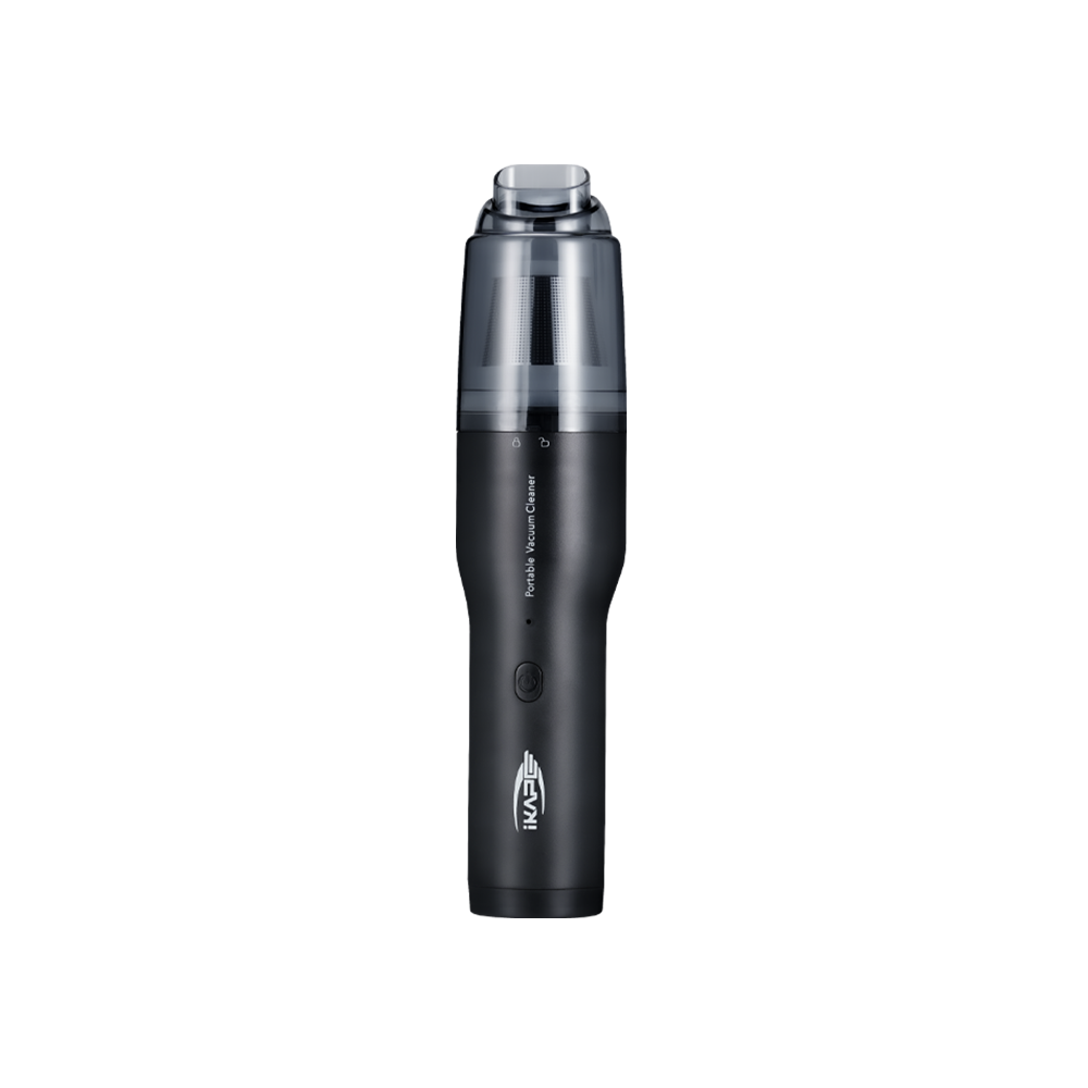 IKAPE Black handheld coffee-ground vacuum cleaner