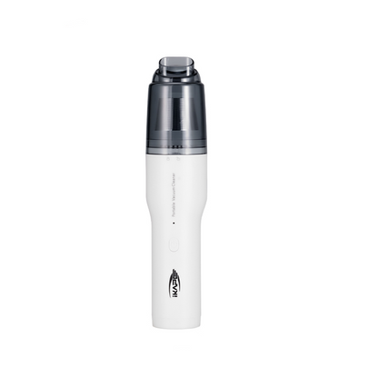 IKAPE White handheld coffee-ground vacuum cleaner