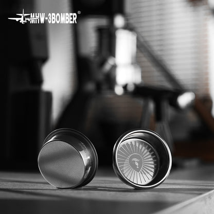 MHW-3BOMBER JusBean silver basket on the right, beside a comparison basket; not a two-basket set