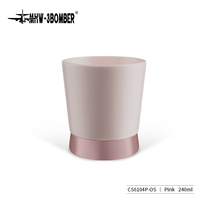 MHW-3BOMBER CERA Ceramic Cup CS6104P, 240 ml, pink — SKU view
