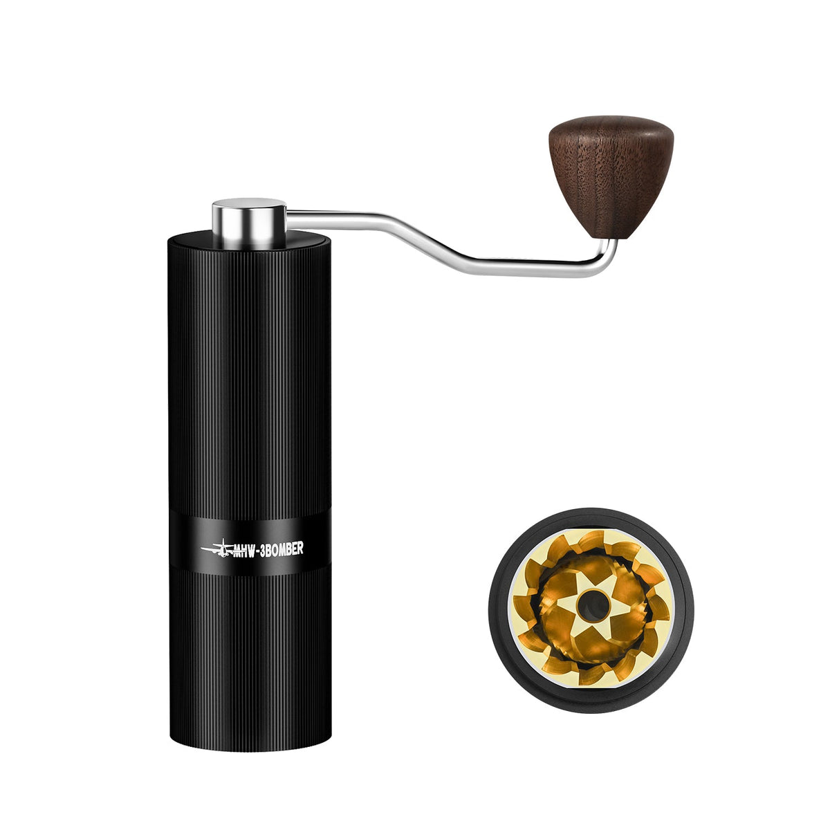 MHW-3BOMBER Racing M1 grinder and titanium-coated burr, G5897B — detail view 2
