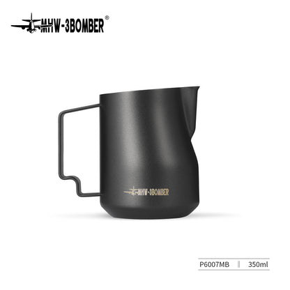 MHW-3BOMBER P6007MB Turbo Milk Pitcher, 350 ml, Matte black