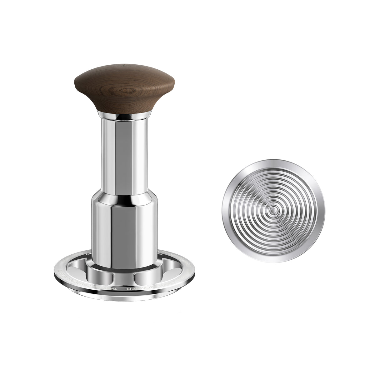 MHW-3BOMBER T6791S Knight Impact Tamper, 58.35 mm, Natural, Large ripple base
