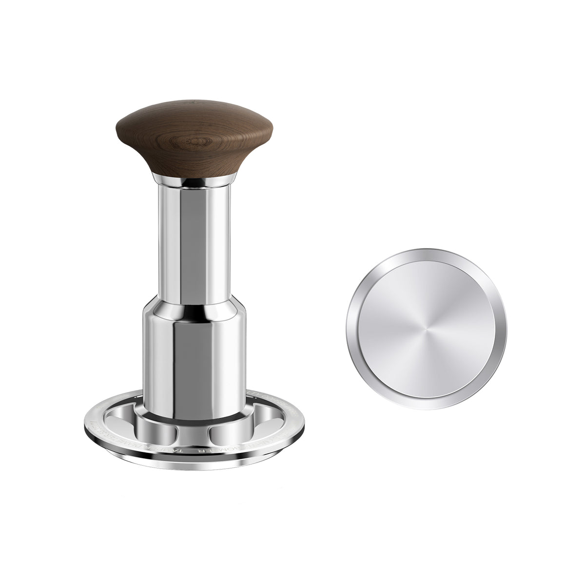 MHW-3BOMBER T6792S Knight Impact Tamper, 58.35 mm, Natural, Flat base