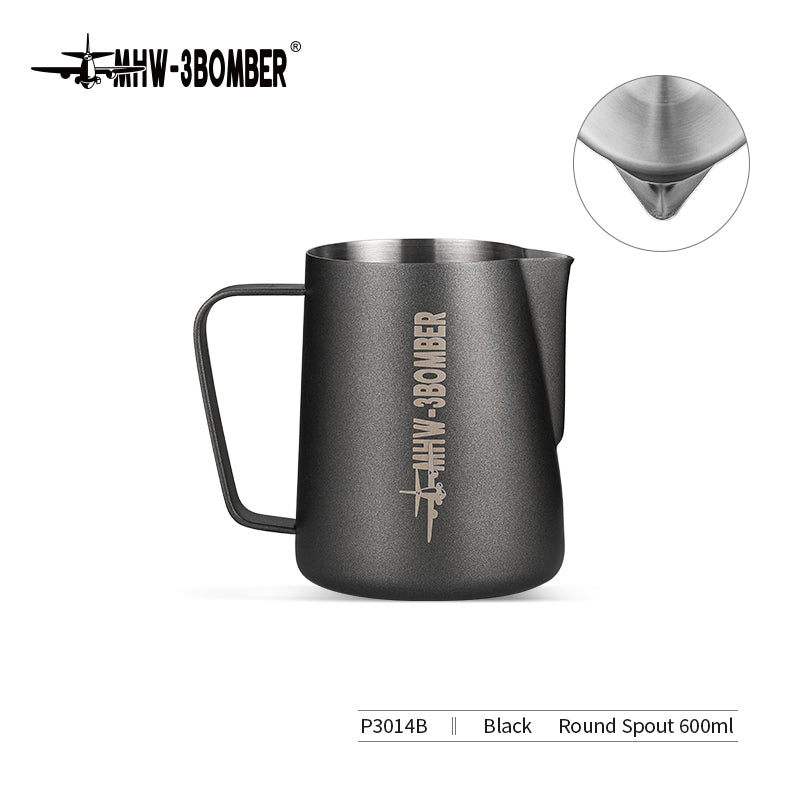 MHW-3BOMBER P3014B Milk Pitcher 3.0, 600 ml, matte black