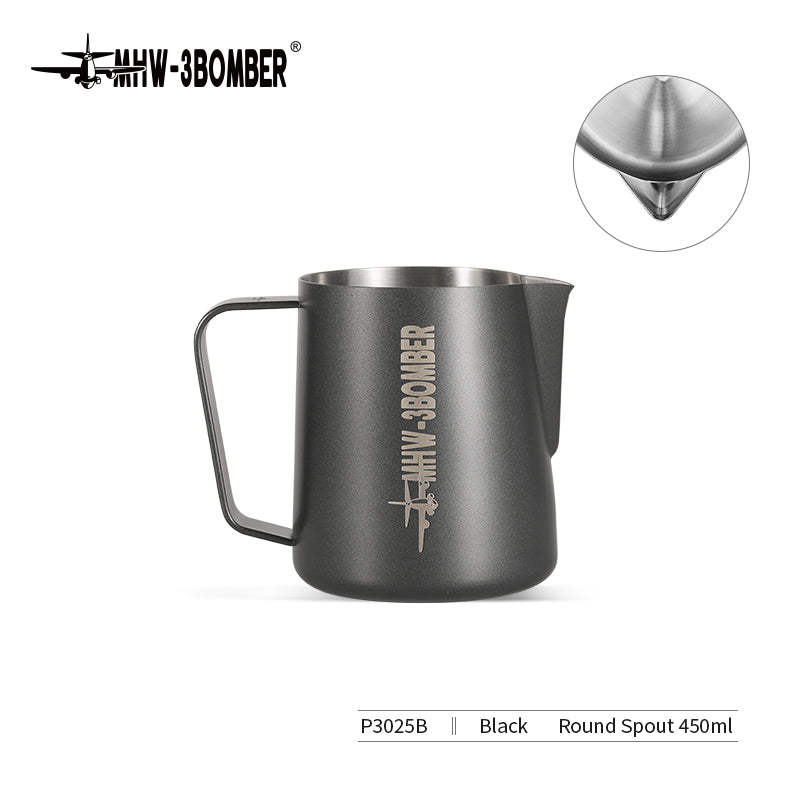 MHW-3BOMBER P3025B Milk Pitcher 3.0, 450 ml, matte black
