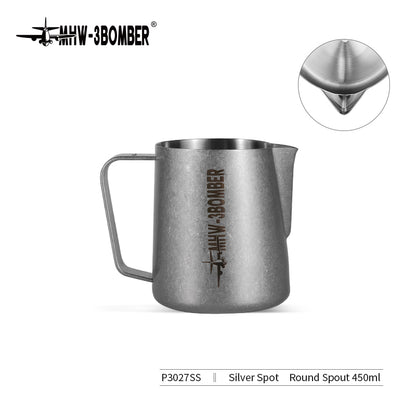 MHW-3BOMBER P3027SS Milk Pitcher 3.0, 450 ml, silver speckle
