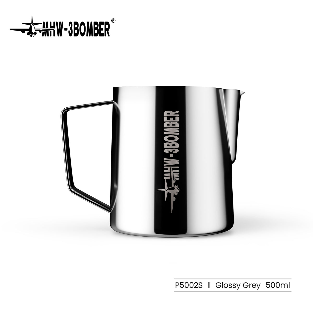 MHW-3BOMBER P5002S milk pitcher, 500 ml, glossy finish