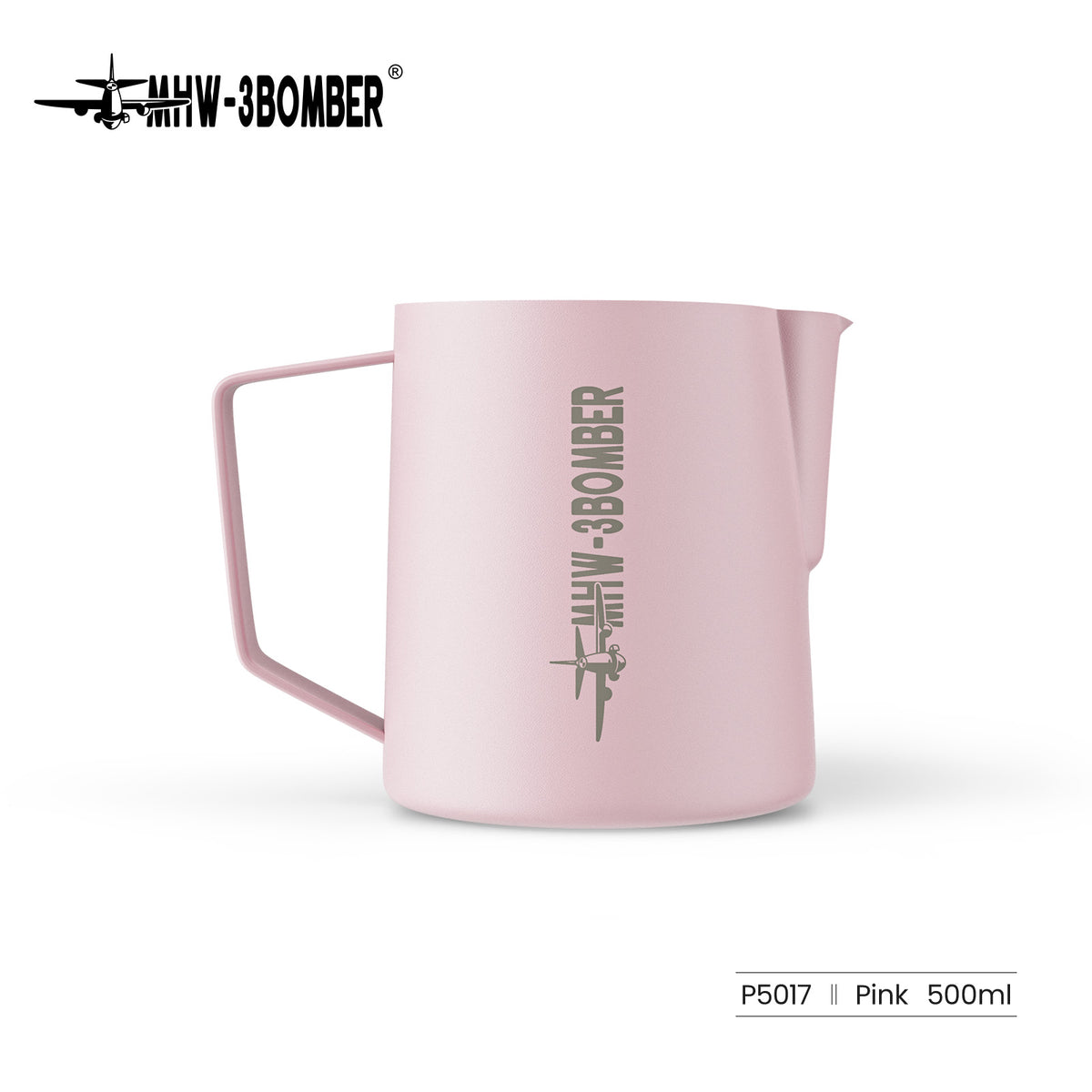 MHW-3BOMBER P5017 milk pitcher, 500 ml, pink finish