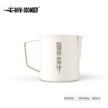 MHW-3BOMBER P5019W Milk Pitcher 5.0, 400 ml, matte beige white