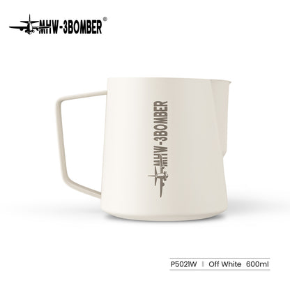 MHW-3BOMBER P5021W Milk Pitcher 5.0, 600 ml, matte beige white