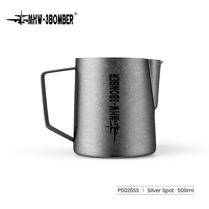 MHW-3BOMBER P5026SS Milk Pitcher 5.0, 500 ml, silver speckle