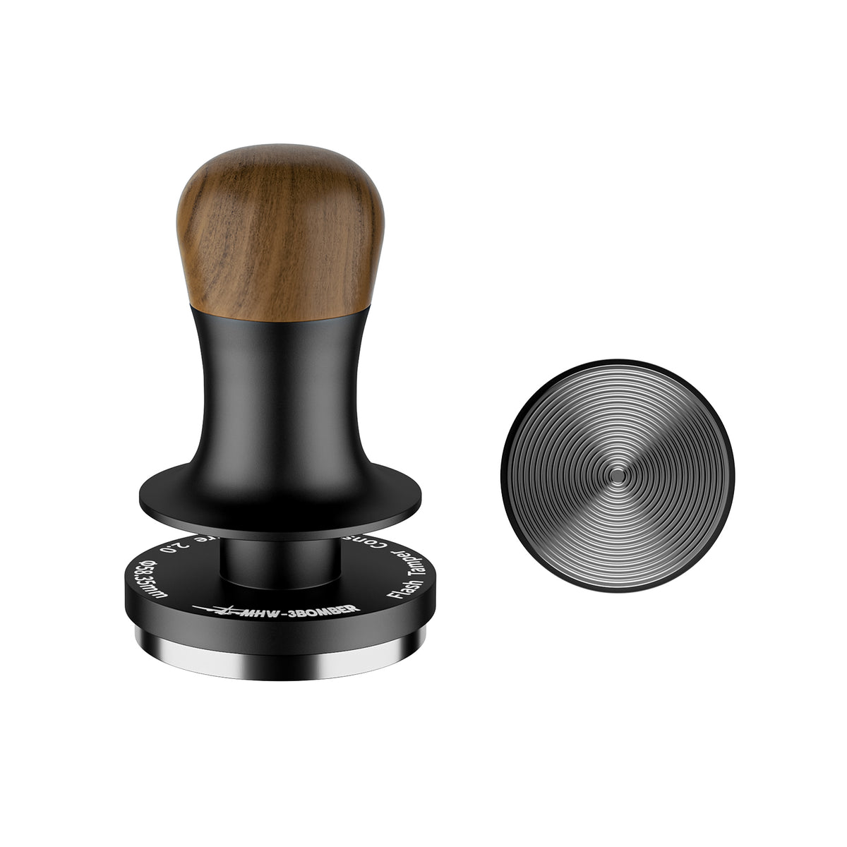 MHW-3BOMBER Calibrated Tamper 2.0 T6172T, 58.35 mm ripple base