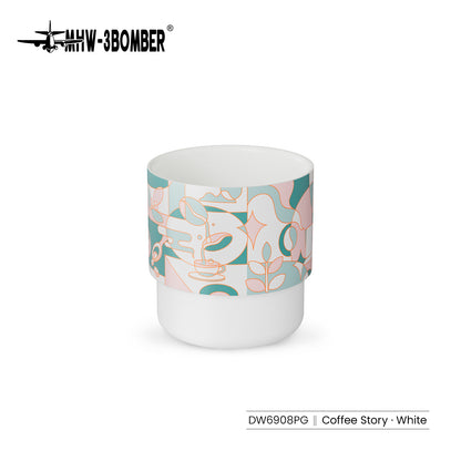 MHW-3BOMBER DW6908PG Pink Green Swirl Cup — SKU-labelled product view