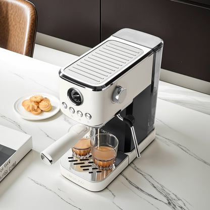 Circle Joy CJ-KFJ01 extracting into two espresso glasses