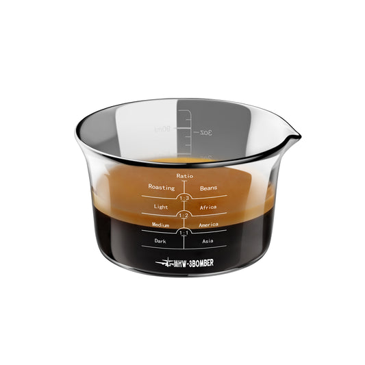 MHW-3BOMBER G5052 clear 120 ml single-spout glass measuring cup