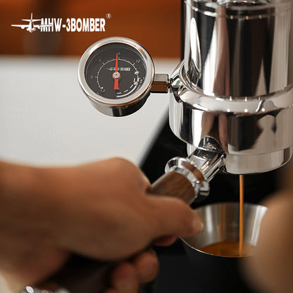 MHW-3BOMBER Sonic S7 extraction pressure gauge and brewing chamber