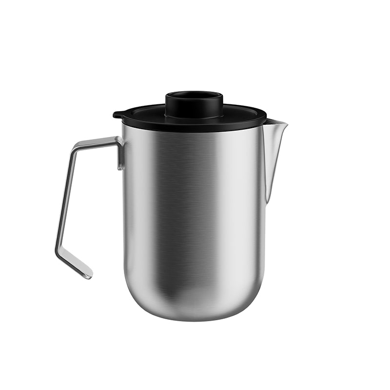 Magician P5521 600 ml Silver steaming pitcher with open side handle, catalogue product view
