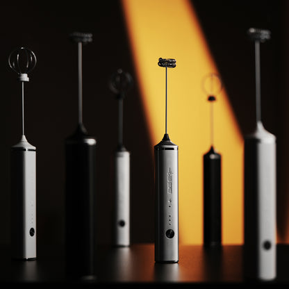 MHW-3BOMBER MF6834S silver frother in focus among the colour range; other units and colours sold separately