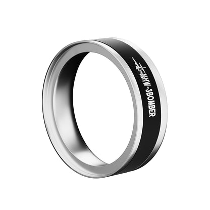 MHW-3BOMBER T5830 YU magnetic dosing ring with black silicone band