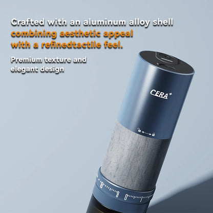 CERA+ CGE02 portable electric coffee grinder, alternate view