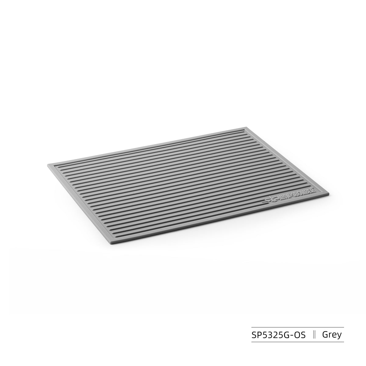 MHW-3BOMBER SP5325G light grey ribbed dish drying pad