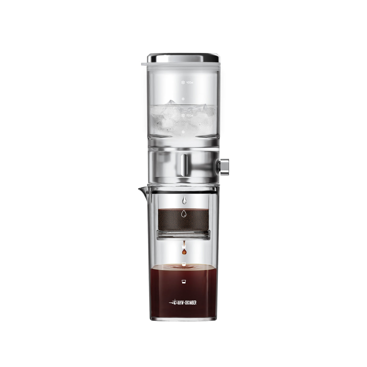 MHW-3BOMBER ID6135 clear Fresh Ice cold drip coffee maker