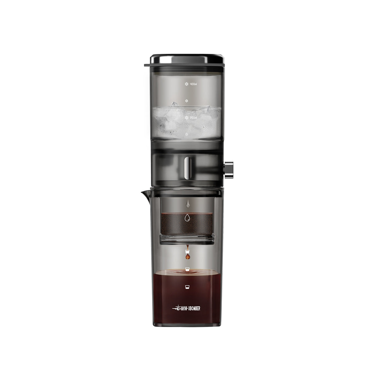 MHW-3BOMBER ID6138B black Fresh Ice cold drip coffee maker